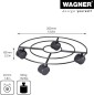 Preview: WAGNER Pflanzenroller DRAHT GH 0945, Ø 35 x 6,3 cm, aus beschichtetem Stahl, 20094501