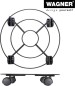 Preview: WAGNER Pflanzenroller DRAHT GH 0945, Ø 35 x 6,3 cm, aus beschichtetem Stahl, 20094501