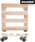Preview: WAGNER Pflanzenroller GH0097, 25 x 25 x 8 cm, Buche natur, 20009701