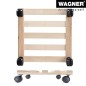 Preview: WAGNER Pflanzenroller GH 0335, 34 x 34 x 8 cm, aus Buchenholz, 20033501