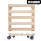 Preview: WAGNER Pflanzenroller GH 0335, 34 x 34 x 8 cm, aus Buchenholz, 20033501