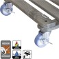 Preview: Wagner Pflanzenroller GH 7090, 40 x 40cm, aus Massivholz, 20709001