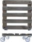 Preview: Wagner Pflanzenroller GH 7090, 40 x 40cm, aus Massivholz, 20709001