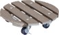 Preview: WAGNER Pflanzenroller WPC GH 0536, Ø 29 x 7,5 cm, aus wetterfestem WPC, 20053601