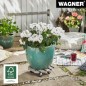 Preview: WAGNER Pflanzenroller WPC GH 0536, Ø 29 x 7,5 cm, aus wetterfestem WPC, 20053601