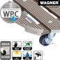Preview: WAGNER Pflanzenroller WPC GH 0536, Ø 29 x 7,5 cm, aus wetterfestem WPC, 20053601