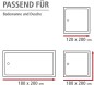 Preview: WENKO Anti-Schimmel Duschvorhang Astera Flex, integrierte Ringe zur Befestigung, wasserabweisend, 180 x 200 cm, 22493100