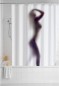 Preview: WENKO Anti-Schimmel Duschvorhang Silhouette, 180 x 200 cm, 8199100