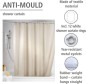 Preview: WENKO Anti-Schimmel Duschvorhang Uni Beige, H200 x B200 cm, 20045100