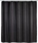 Preview: WENKO Anti-Schimmel Duschvorhang Uni Black, 180 x 200 cm waschbar, 20043100