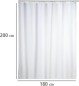 Preview: Wenko Anti-Schimmel Duschvorhang Uni White, 180 x 200 cm, waschbar, 20151100