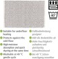 Preview: WENKO Badematte Abai aus recycelten PET-Flaschen, nachhaltig, Polyester, 50 x 80 cm, 24866100