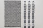 Preview: WENKO Badematte Turpan aus recycelten PET-Flaschen, nachhaltig, Dunkelgrau/Weiß, Polyester, 50 x 80 cm, 24867100