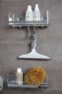 Preview: WENKO Badezimmerwischer Loano Grau, 23 x 17 x 2,5 cm, 21832100