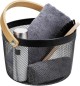 Preview: WENKO Badkorb mit Griff Mod. Bambusa aus Bambus, rund Tragegriff aus hochwertigem Bambus, 25651100