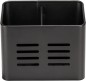 Preview: WENKO Besteckkorb Mod. Baco Schwarz aus pulverbeschichtetem Metal, 16 x 13,5 x 9 cm, 55024100