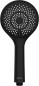 Preview: WENKO Duschkopf Watersaving Schwarz matt Ø 11 cm, 24924100