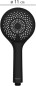 Preview: WENKO Duschkopf Watersaving Schwarz matt Ø 11 cm, 24924100