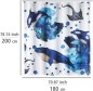 Preview: WENKO Duschvorhang Aquaris 180 x 200 cm, Textil (100 % recyceltes Polyester), 25749100