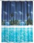 Preview: Wenko Duschvorhang Palmenstrand, 180 x 200 cm, 19101100