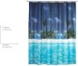 Preview: Wenko Duschvorhang Palmenstrand, 180 x 200 cm, 19101100