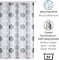Preview: WENKO Duschvorhang Pastell Dots 180 x 200 cm, Textil (100 % recyceltes Polyester), 25750100