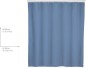 Preview: WENKO Duschvorhang Uni Blaugrau 180 x 200 cm, 24350100