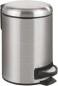 Preview: WENKO Kosmetik Treteimer Leman Easy Close, Edelstahl, 3 Liter mit herausnehmbarem Einsatz, 22702100