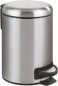 Preview: WENKO Kosmetik Treteimer Leman Easy Close, Edelstahl, 3 Liter mit herausnehmbarem Einsatz, 22702100