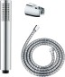 Preview: WENKO Mod. Basic Line Duschkopf Set Wanne, 3-teilig klassische Stab-Handbrause,24919100