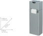 Preview: WENKO Stand WC-Garnitur Mod. Imon 6 in 1 Grau matt mit Ablage, 24213100
