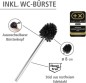 Preview: WENKO Stand WC-Garnitur Rivalta, in rostfreier Edelstahl-Qualität, 23 x 70 x 18 cm, 21564100
