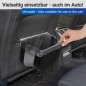 Preview: WENKO Tür-Abfalleimer Mod. Fago 5 L Schwarz faltbarer Mülleimer für Küchenabfälle, 55028100
