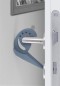 Preview: WENKO Türstopper und Fensterstopper Multi-STOP® Blau-Grau für Türen, Fenster und Schubladen, 50513100