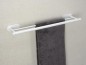 Preview: WENKO Turbo-Loc® Badetuchstange Duo Mod. Orea White matt, 60 cm aus rostfreiem Edelstahl, 26005100