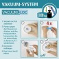 Preview: WENKO Vacuum-Loc Eckregal Bari 2 Etagen, Befestigen ohne bohren, 20888100