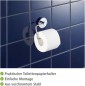 Preview: WENKO Vacuum-Loc® Toilettenpapierhalter Milazzo Befestigung ohne bohren, 20899100