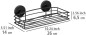 Preview: WENKO Vacuum-Loc® Wandablage Schwarz Wandablage, Befestigen ohne bohren, 24732100