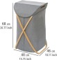 Preview: WENKO Wäschesammler Bahari, 79 Liter, 40 x 68 x 46 cm, 62211100