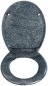 Preview: WENKO WC-Sitz Mod. Ottana hygienischer Premium Toilettensitz mit Absenkautomatik in Granitfarbe, 18902100