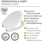 Preview: WENKO WC-Sitz Rieti Weiß Duroplast, mit Absenkautomatik, Weiß, 22882100