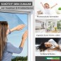 Preview: Windhager Fliegengitter, inkl. Montage-Klettband, weiß, 100 x 130 cm, 03495