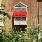 Preview: Windhager Insektenhotel 5 STERNE, aus Massivholz, gefüllt mit Rinde und Schilfrohr 06974