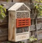 Preview: Windhager Insektenhotel 5 STERNE, aus Massivholz, gefüllt mit Rinde und Schilfrohr 06974