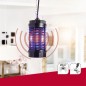 Preview: Windhager Insektenvernichter 3-STAR, UV-Lampe, gift- und chemiefrei, Schwarz, bis zu 20m², 03506