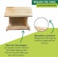 Preview: Windhager Vogelfuttersilo Garden, 22 x 19,5 x 20,5 cm, 06911