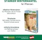 Preview: Windhager Winter-Vlieshaube PROTECT, 1,1 x 1,1 m, beige, 06832