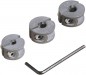 Preview: Wolfcraft 3 Tiefenstopps für Bohrer - Durchmesser 6, 8, 10 mm Single 2755000