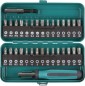 Preview: wolfcraft Bit-Box Schlitz / Kreuzschlitz (PH/PZ) / TORX® (T) / TORX® mit Bohrung / Innensechskant, 32-tlg., 1388000