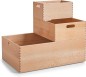 Preview: Zeller Allzweckkiste, Buche lackiert, 40 x 30 x 21 cm, 13309